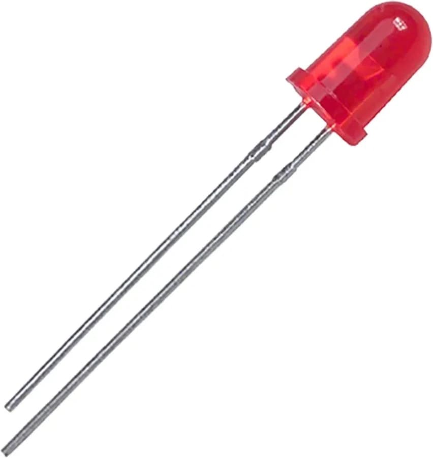 5mm Red LED | Round Indicator LED for Electronics Projects
