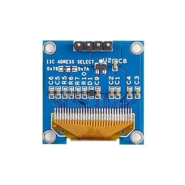 0.96" I2C OLED Display Module - 128x64 (SSD1306) 2