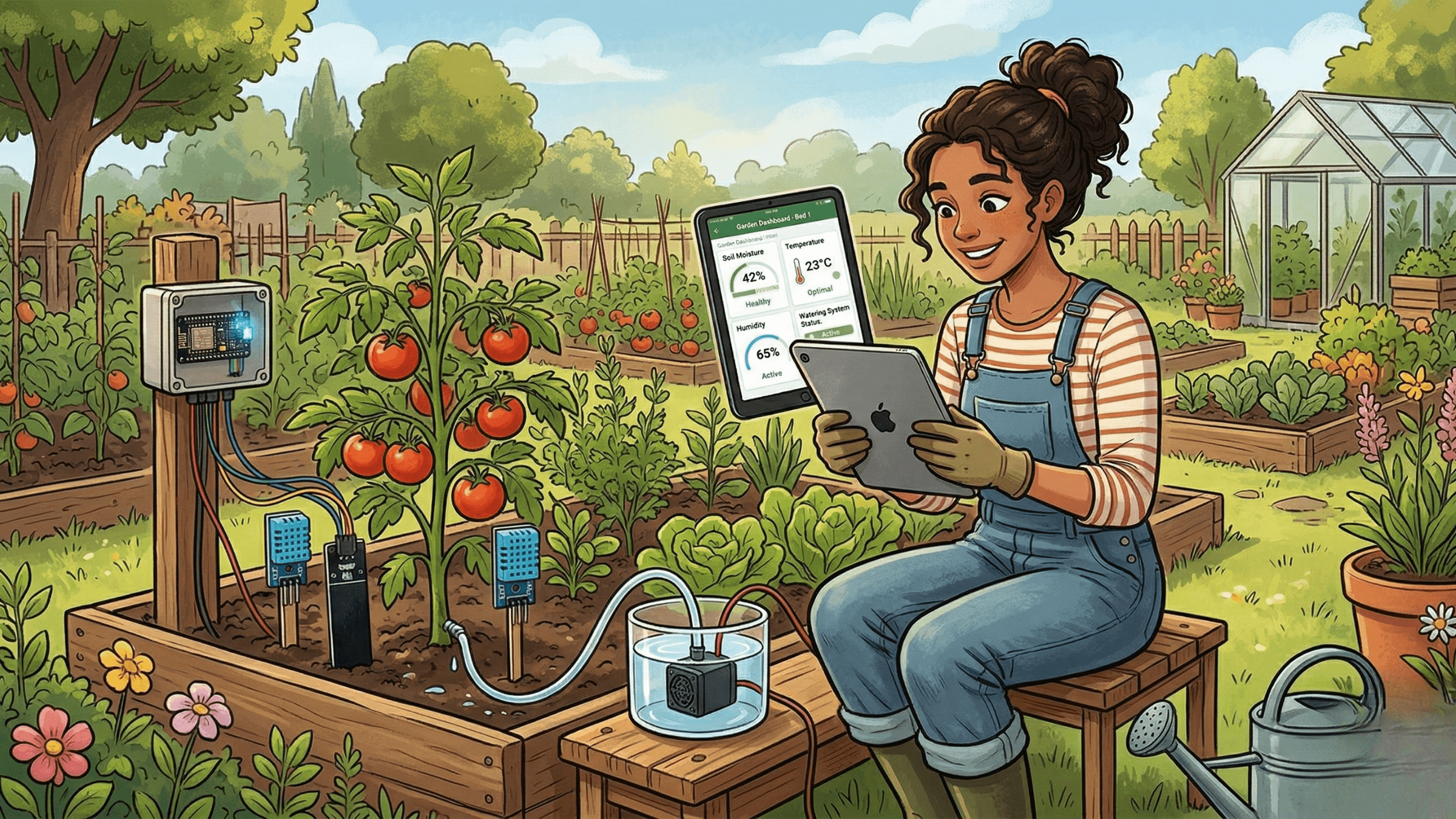 An automatic plant helper