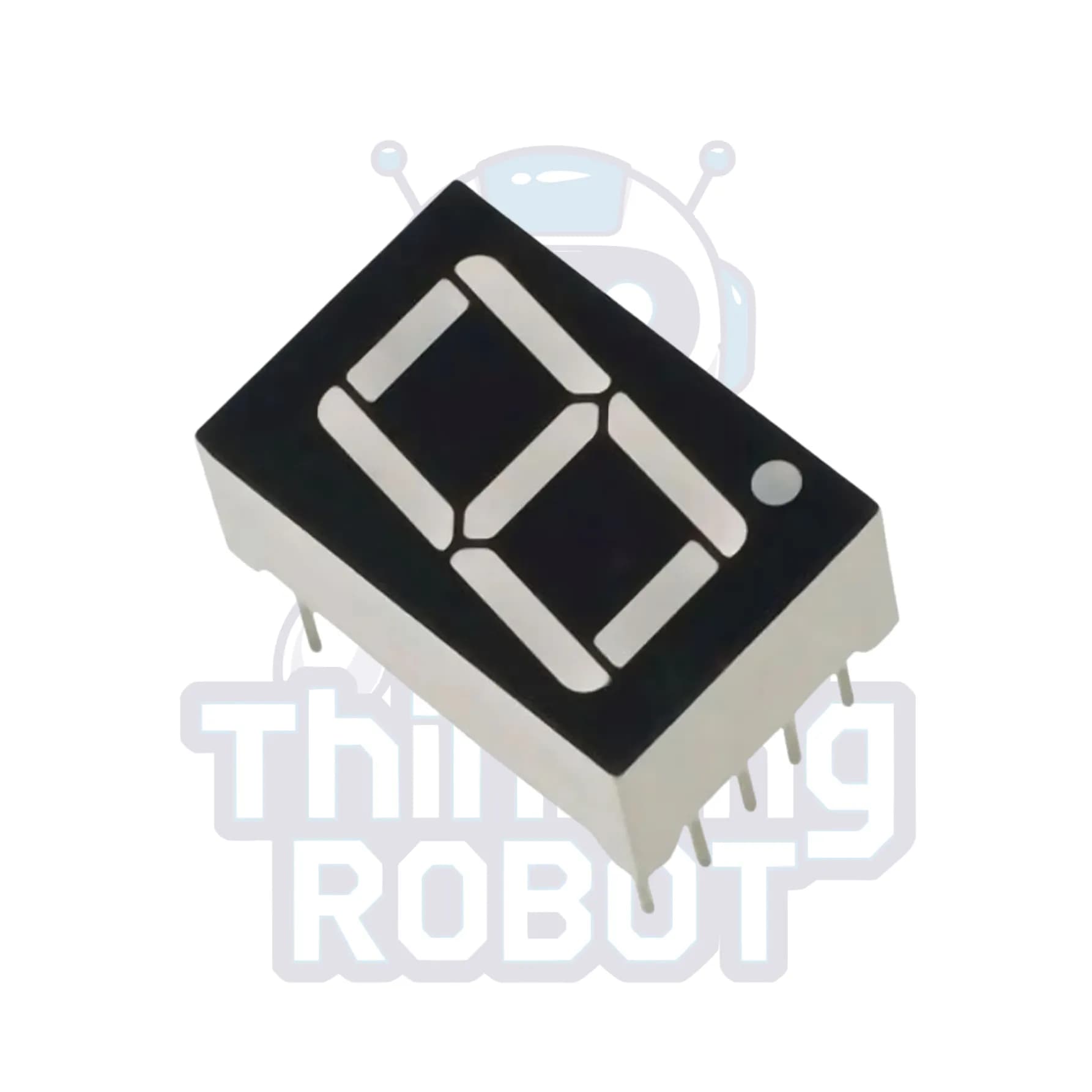 0.56 inch Red 1 Digit 7 Segment LED Display 10-pin