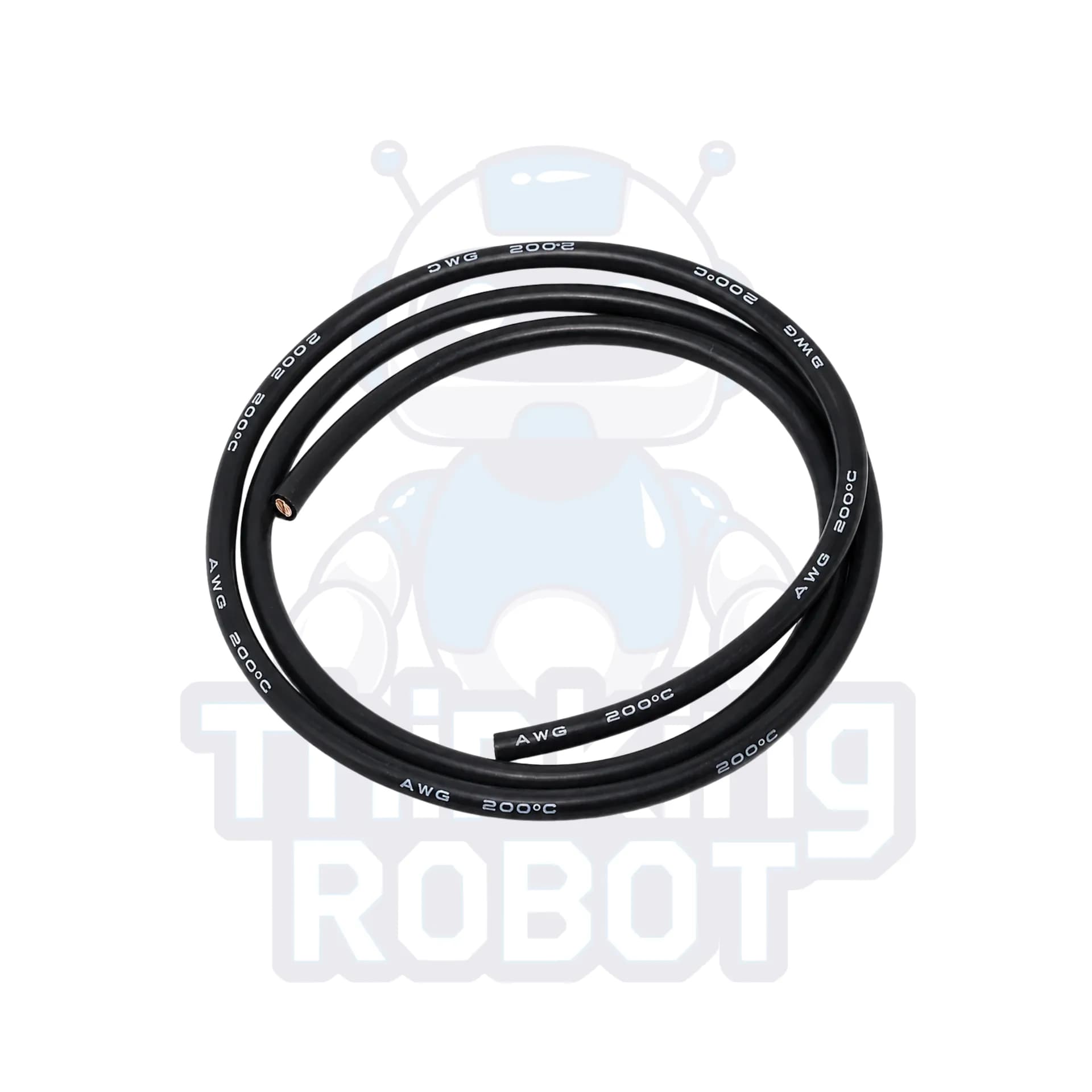 14AWG Black Ultra-Flexible Silicone Wire - Per Metre
