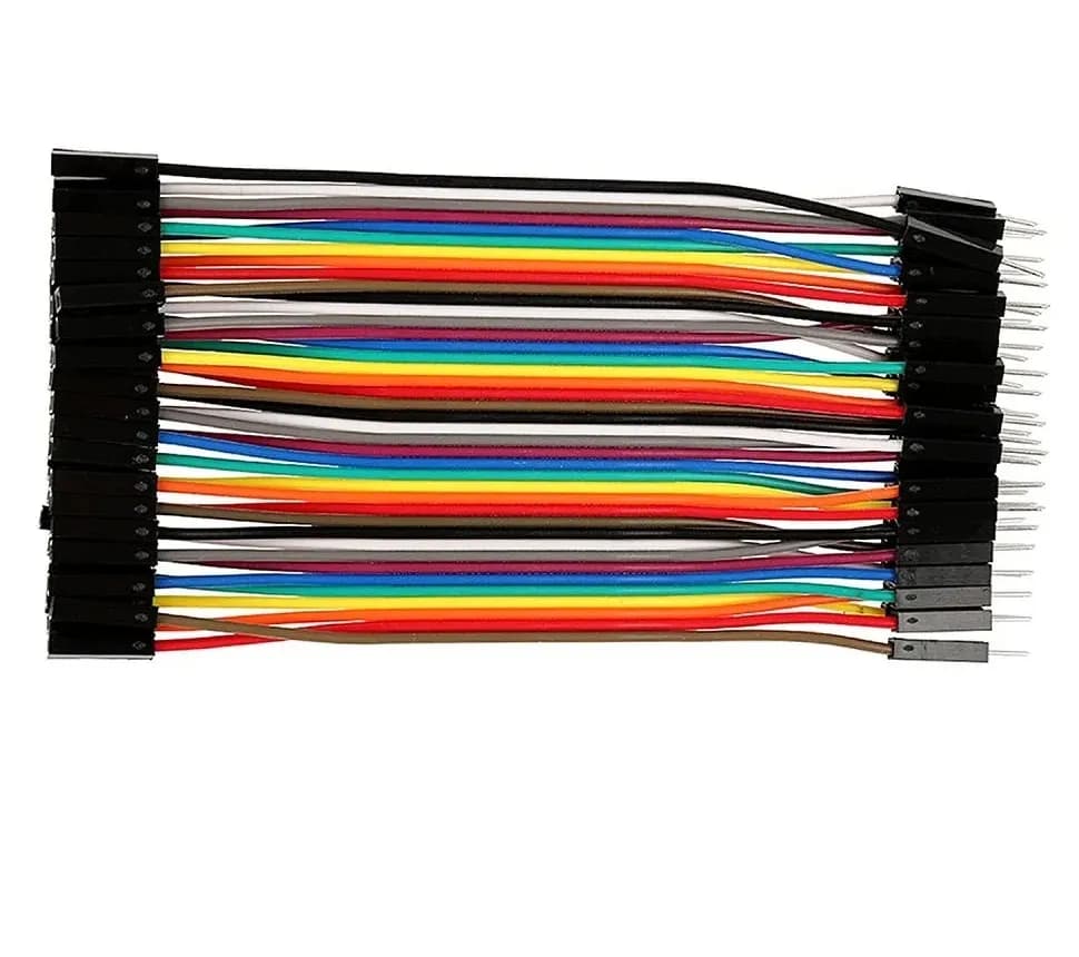 20cm Dupont Jumper Wires - Male to Female (40pcs)