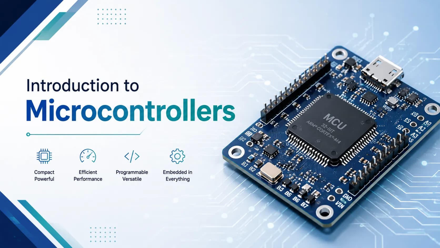 Introduction to Microcontrollers: A Beginner's Guide to Embedded Electronics