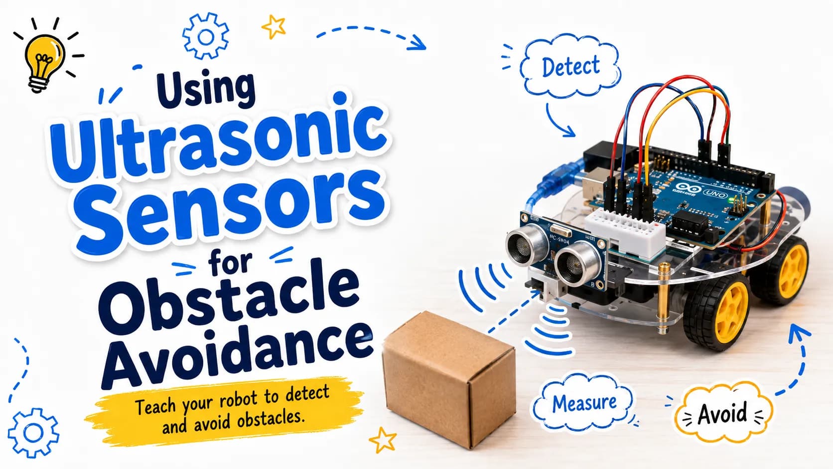 Ultrasonic Sensors for Robotic Obstacle Avoidance: Principles, Code, and Filtering