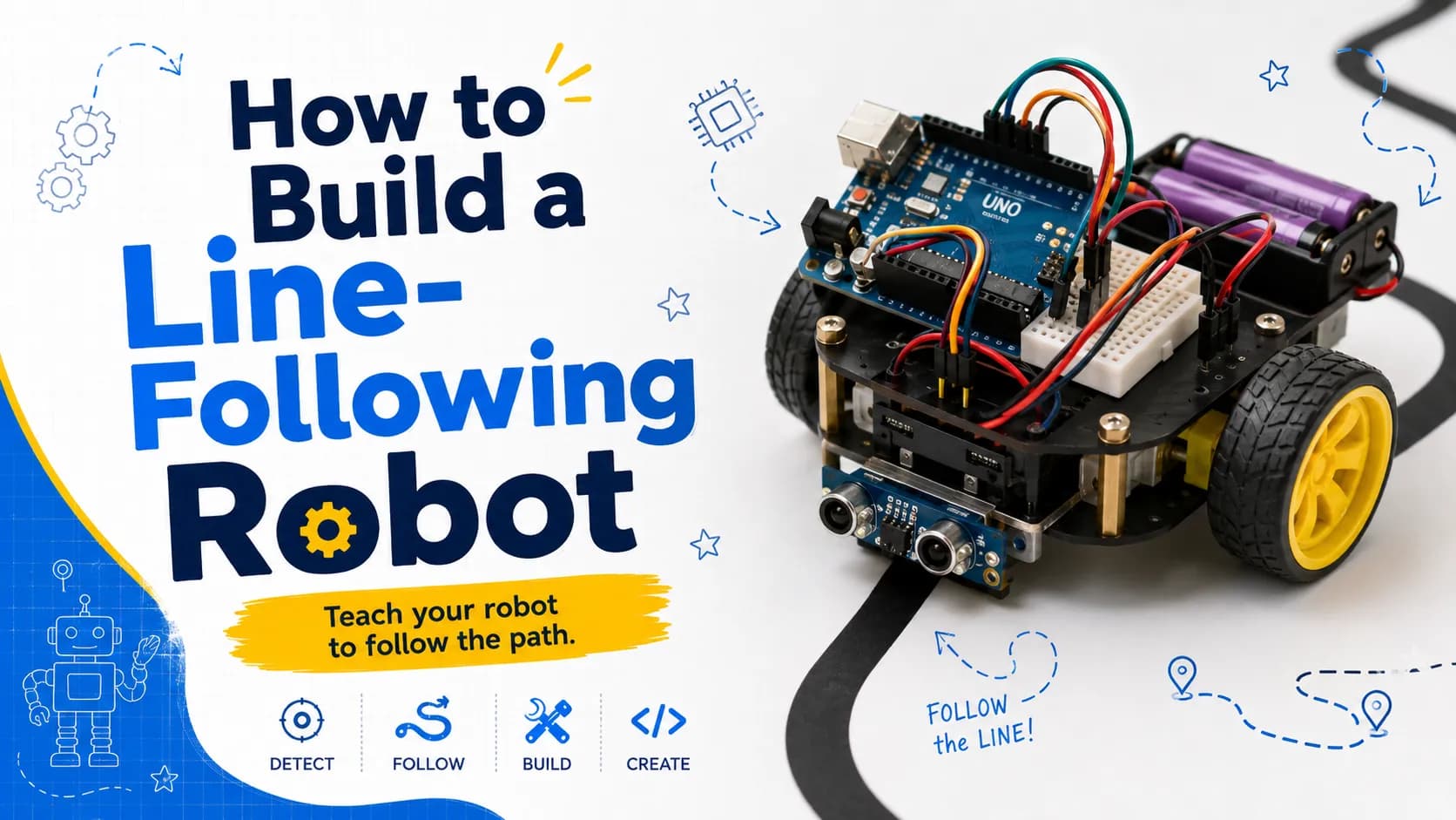 How to Build a Line-Following Robot: From Circuits to PID Control
