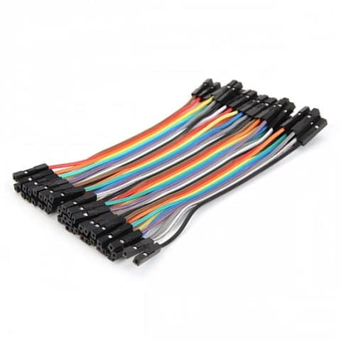 20cm Dupont Jumper Wires - Female to Female (40pcs)