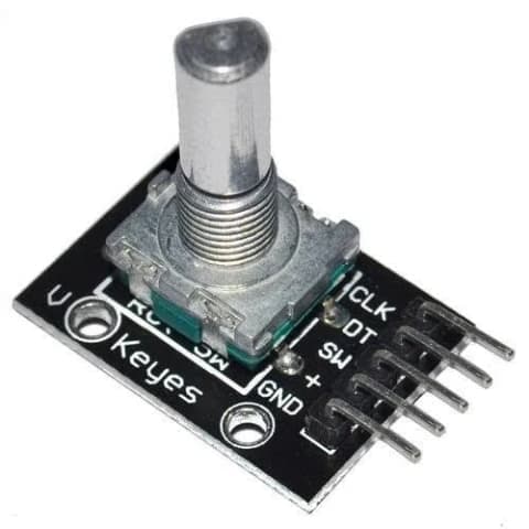 360 Degree Rotary Encoder Module with Push Button