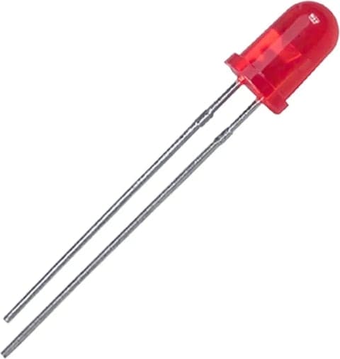 5mm Red LED | Round Indicator LED for Electronics Projects