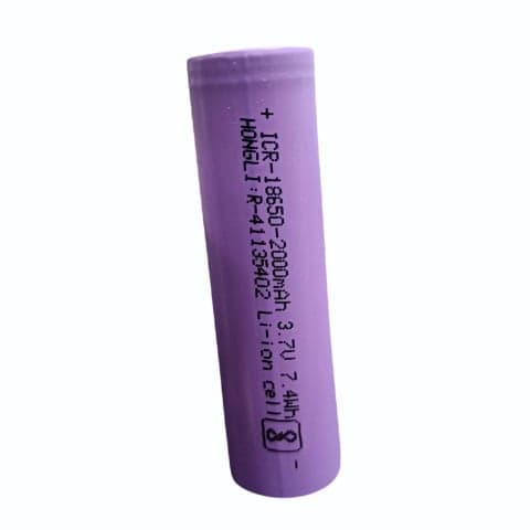 18650 3.7V 2000mAh Rechargeable Li-ion Battery