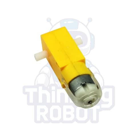 Dual Shaft DC Geared Motor 100 RPM (BO Motor)