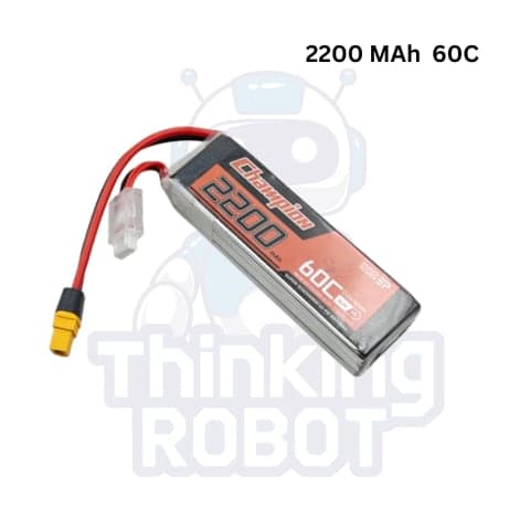 Champion 11.1V 2200mAh 3S LiPo Battery with XT60 Connector