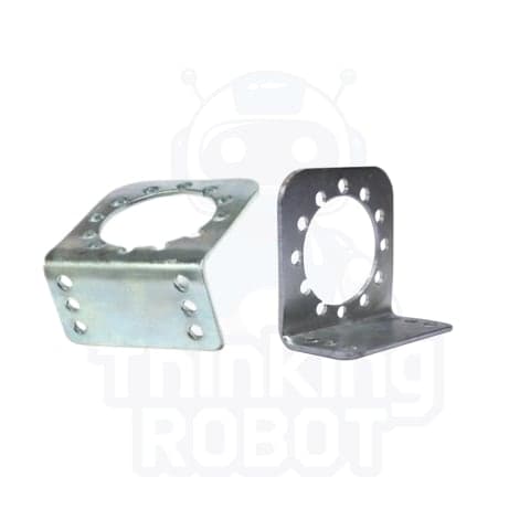 Johnson Geared Motor L-Clamp Mounting Bracket - Mild Steel