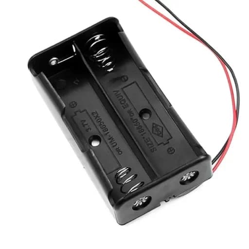 2 Cell 18650 Battery Holder | Double Cell Li-ion Battery Holder 1