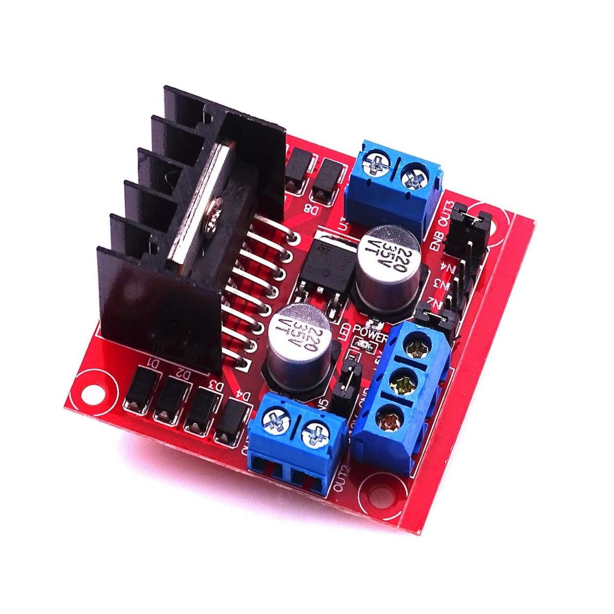 L298N Dual H-Bridge Motor Driver Module